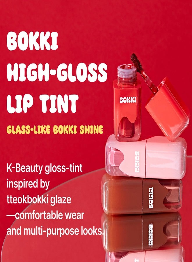 بلاك روج جلو بوكي تينت، GB11 موف بريك - مُلوّن شفاه كوري مستوحى من التوكبوكي، غير لزج، يدوم طويلاً بلمسة نهائية لامعة، ملصقات لطيفة - أحمر أصلي، وردي، صويا - Image 2